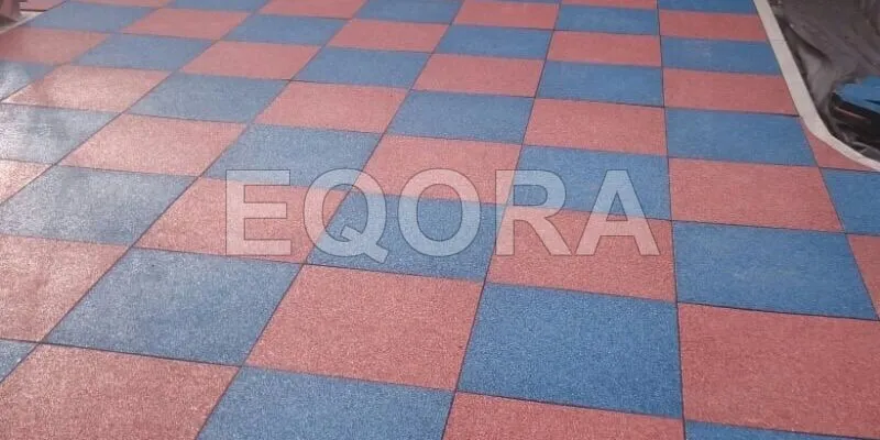 Резиновое покрытие из крошки для автосервисов в Красноселькупе